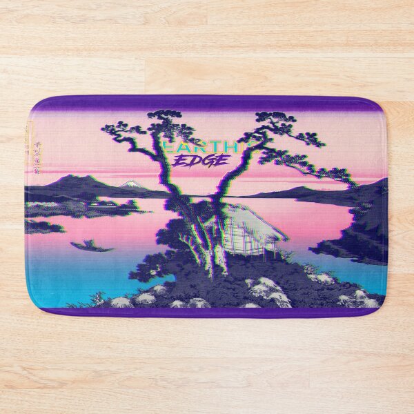 Item preview, EARTH'S EDGE - Vaporwave Lake Suwa by Hokusai designed and sold by LeeSkyblu.