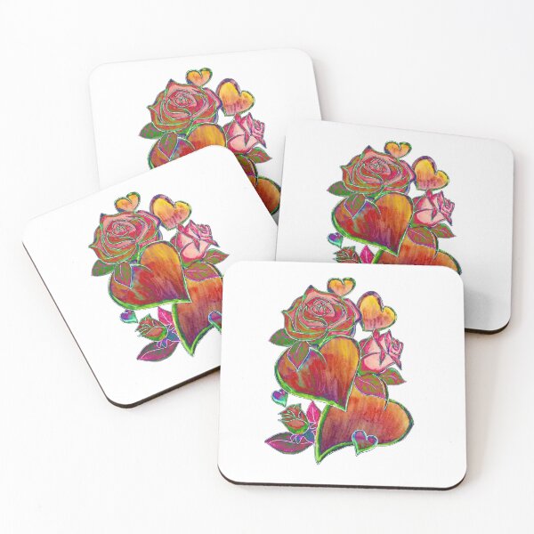 Item preview, Roses and Hearts designed and sold by sprayrainbow.