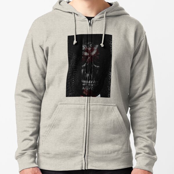 Skull ally Zipped Hoodie