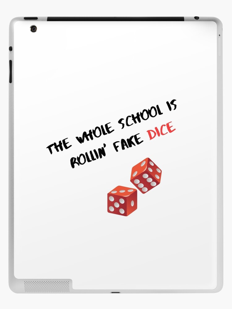 The Whole School Is Rollin Fake Dice Taylor Swift Lover Album Miss Americana And The Heartbreak Prince Lyrics Ipad Case Skin By Bombalurina Redbubble