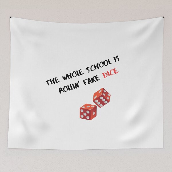 Item preview, The Whole School is Rollin Fake Dice - Taylor Swift Lover Album Miss Americana and The Heartbreak Prince lyrics designed and sold by bombalurina.