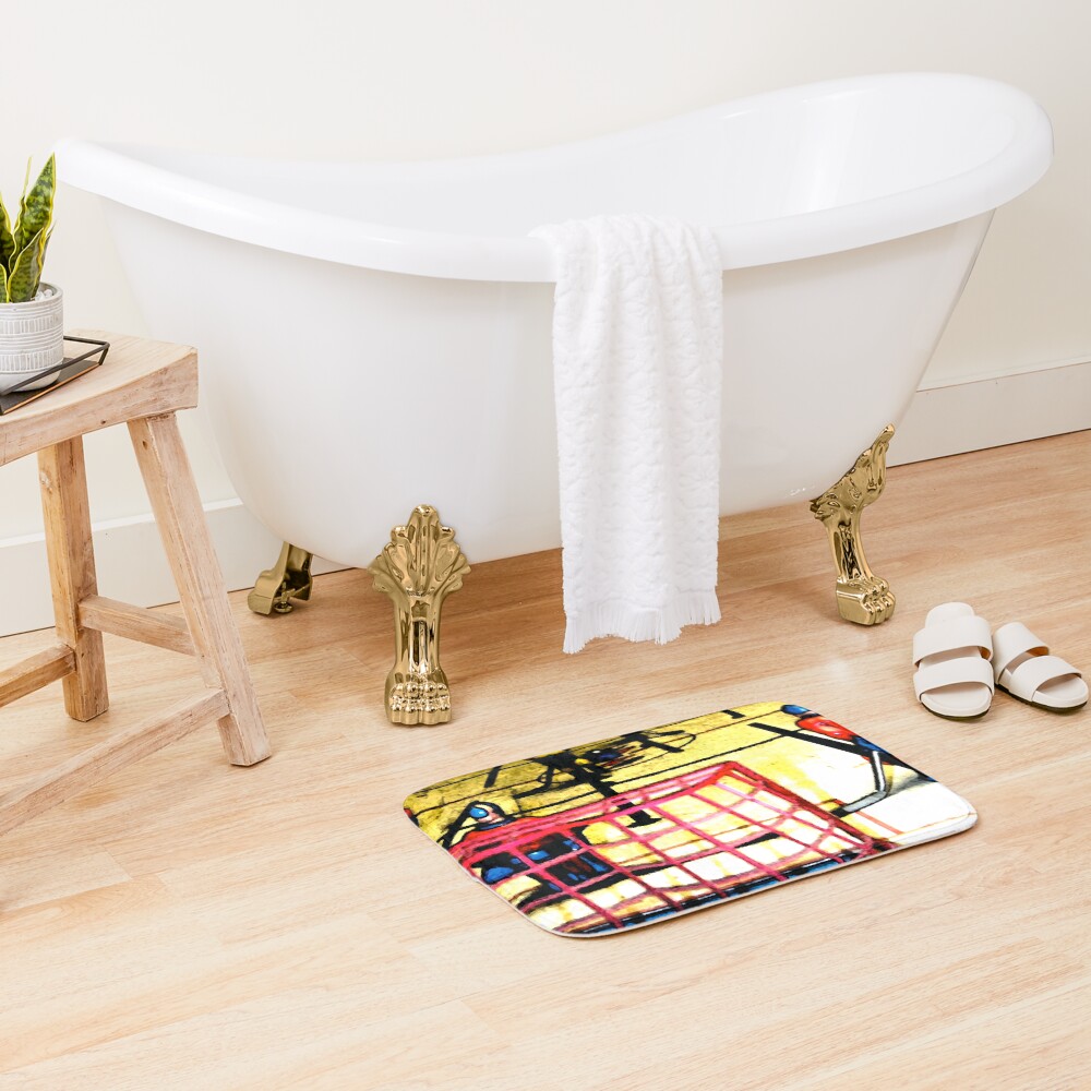 Item preview, Bath Mat designed and sold by InfinitePathArt.