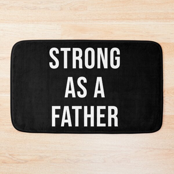 Item preview, Strong as a Father Tshirt Dad Workout Fathers Day Fitness designed and sold by JoDesignLab.