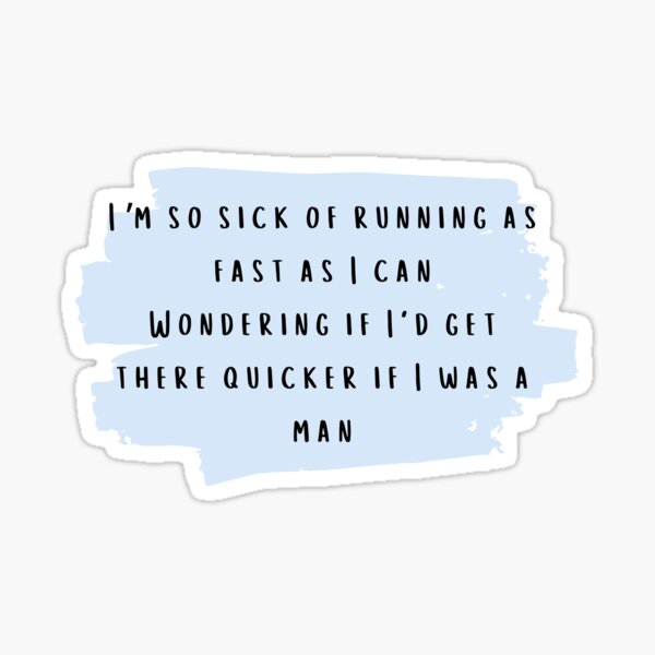 The Man Taylor Swift Lover Album lyrics Sticker for Sale by