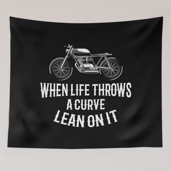 Item preview, When lives throws a curve lean on it designed and sold by tonstan.