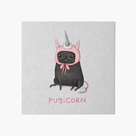 Vista previa del artículo con la obra «pugicornio», diseñado y vendido por SophieCorrigan.