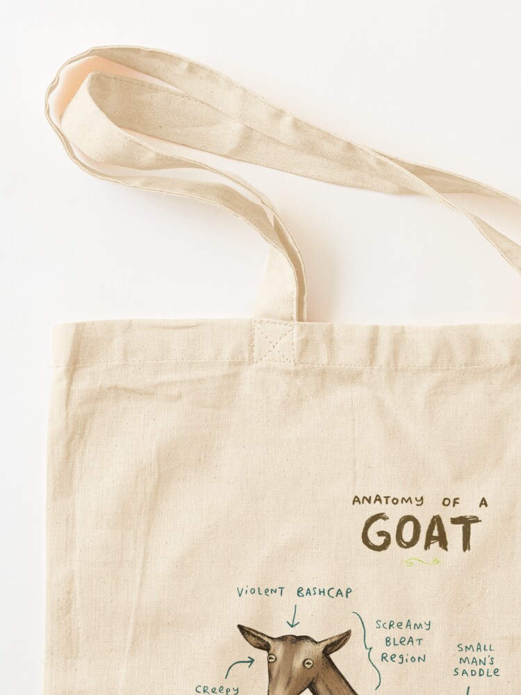Alternate view of Anatomy of a Goat Tote Bag