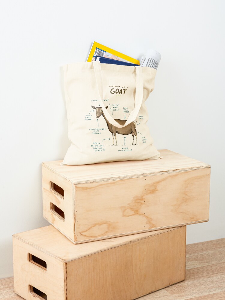 Alternate view of Anatomy of a Goat Tote Bag