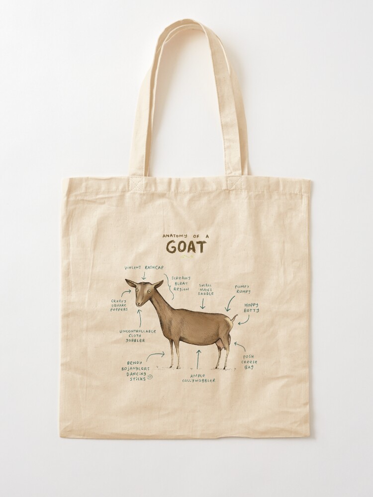 Alternate view of Anatomy of a Goat Tote Bag