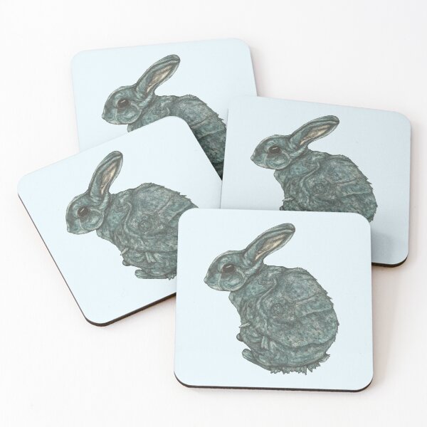 Item preview, Blue Rex Rabbit designed and sold by SerenSketches.