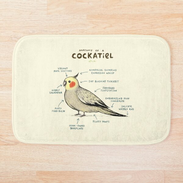 Item preview, Anatomy of a Cockatiel designed and sold by SophieCorrigan.