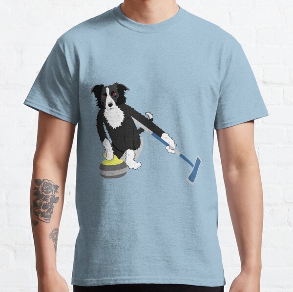 Border Collie Curling Classic T-Shirt
