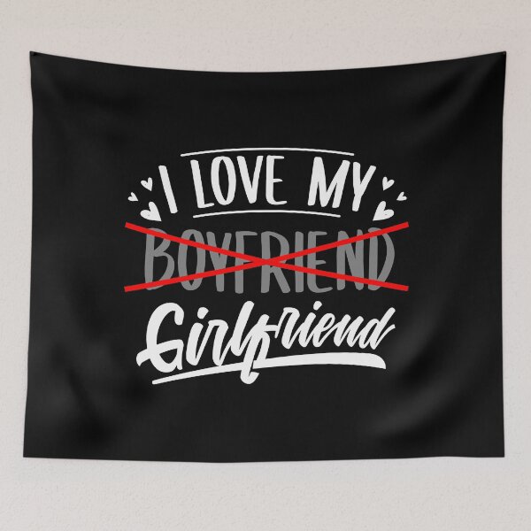 Item preview, I love my girlfriend, lesbian lesbian gay designed and sold by tonstan.