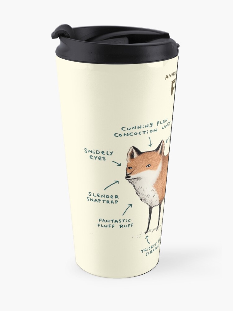 Alternate view of Anatomy of a Fox Travel Mug