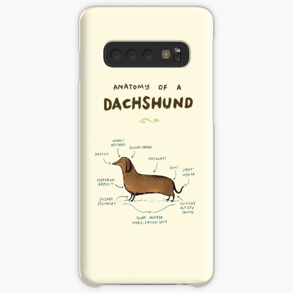 Anatomy of a Dachshund Samsung Galaxy Snap Case