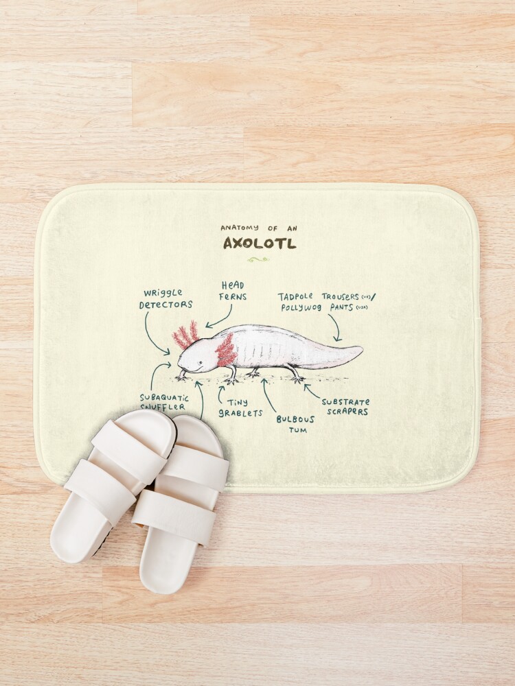 Alternate view of Anatomy of an Axolotl Bath Mat