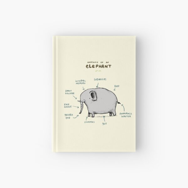 Anatomy of an Elephant Hardcover Journal