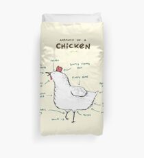 Anatomy of a Chicken Duvet Cover
