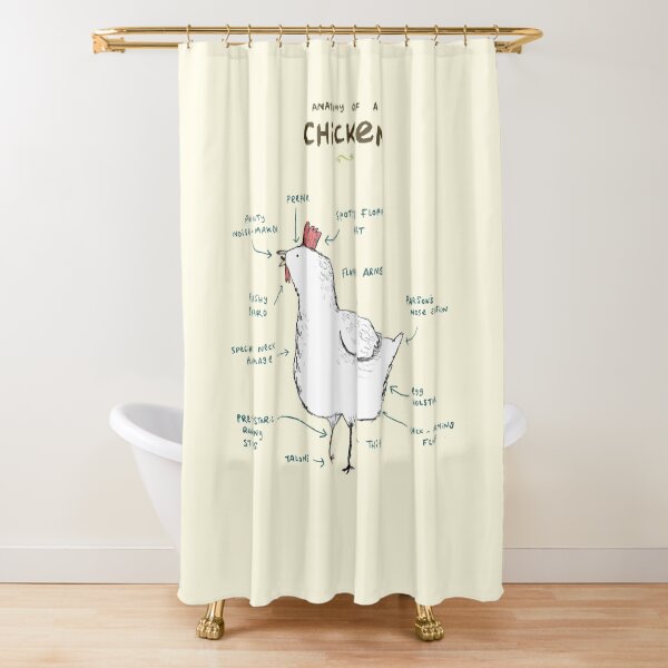 chicken shower cap