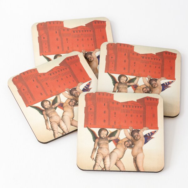 Item preview, MANTOVA ITALY Mantua Baby Fairies Enchanted Vintage Italian Travel designed and sold by retroposters.