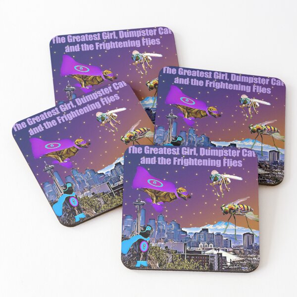 Item preview, The Greatest Girl, Dumpster Cat, and the Frightening Flies designed and sold by darbyward.