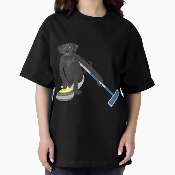 Item preview, Black Labrador Retriever Curling designed and sold by pounddesigns.