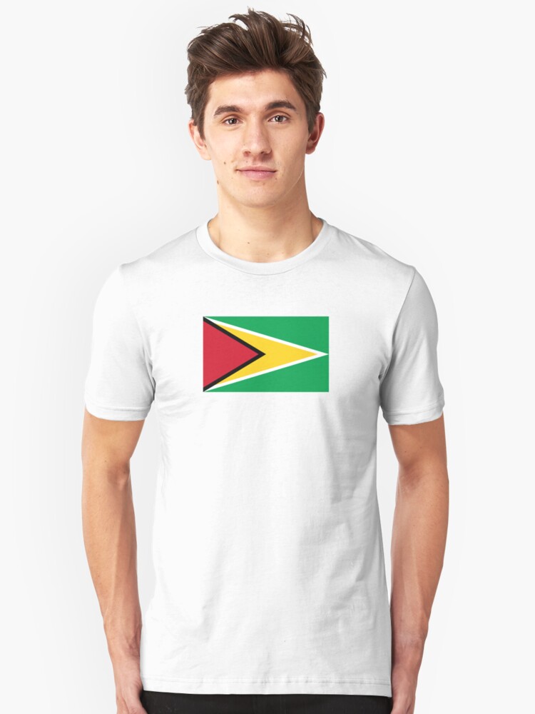 Guyana National Flag T Shirt By Identiti