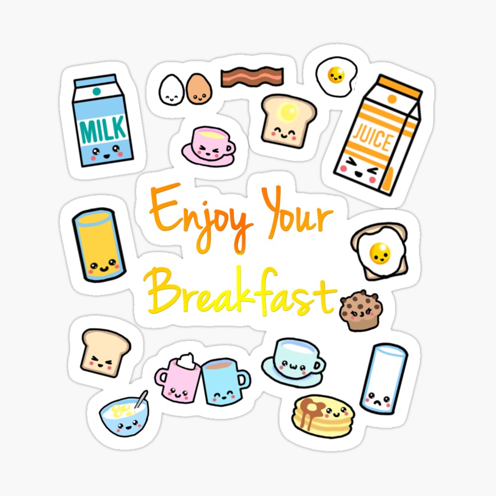 Enjoy Your Breakfast Kids T Shirt By Celesten Redbubble