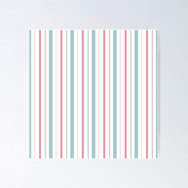 Item preview, Blue Coral Pin Stripes designed and sold by DoucetteDesigns.