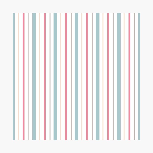 Item preview, Blue Coral Pin Stripes designed and sold by DoucetteDesigns.
