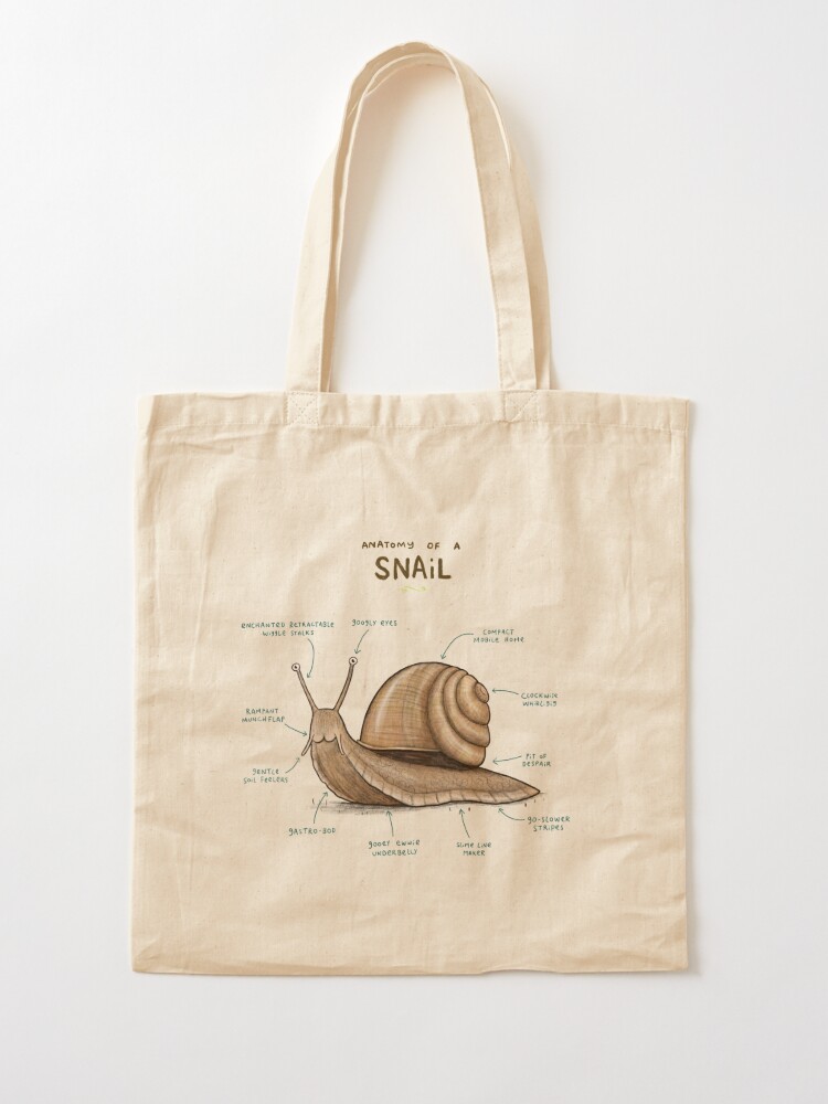 Anatomy of a Snail Tote Bag for Sale by Sophie Corrigan