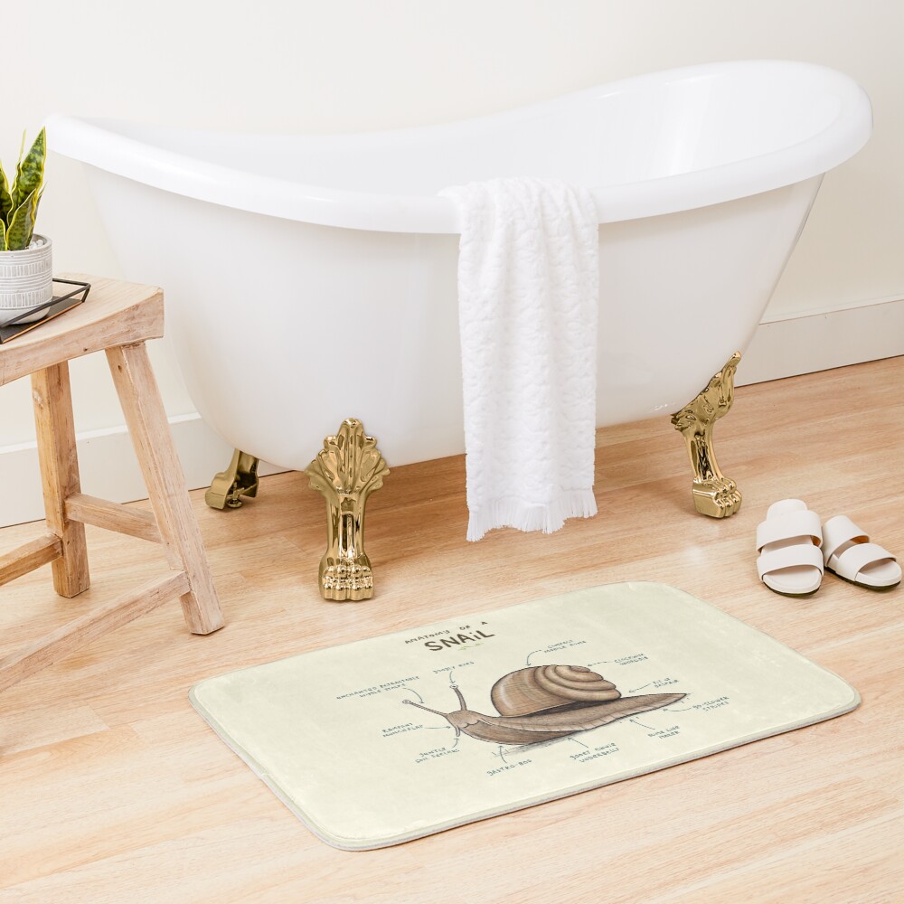 Anatomy of a Snail Bath Mat