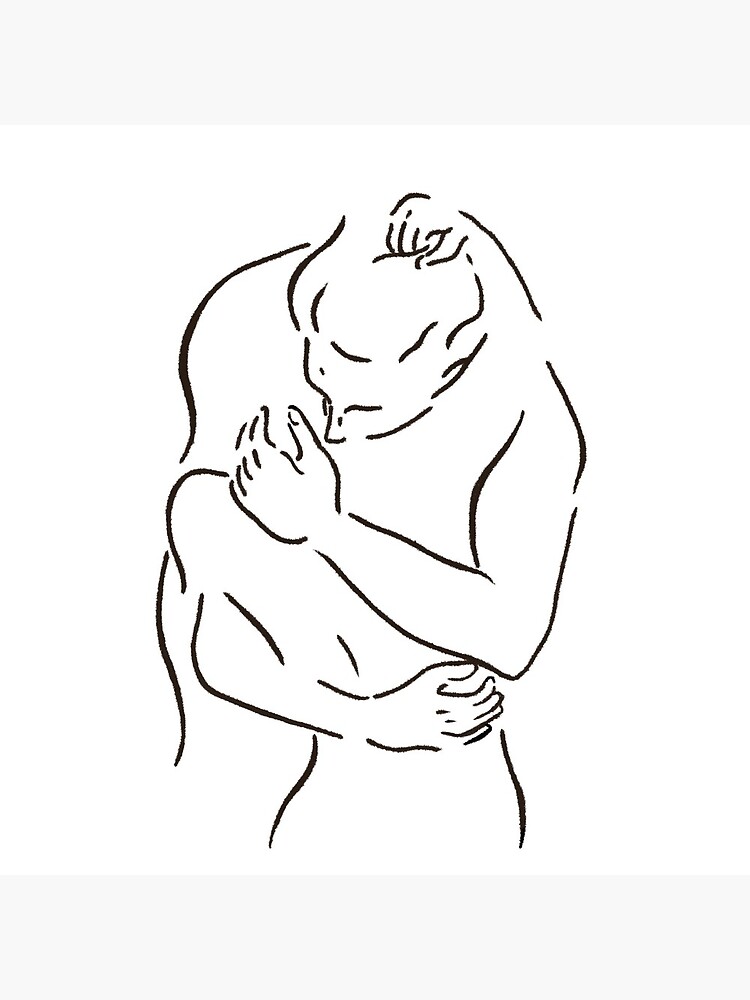  Boy And Girl Hugging Drawing