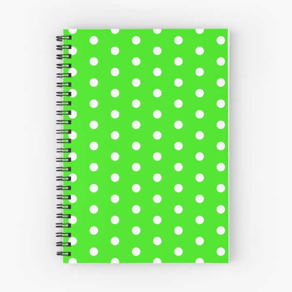 Item preview, White Polka Dots on Bright Green designed and sold by SJ Designs.
