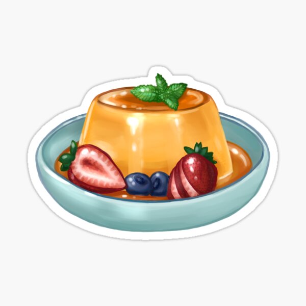 Flan Sticker