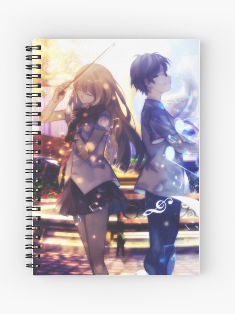 Shigatsu Wa Kimi No Uso Spiral Notebooks for Sale