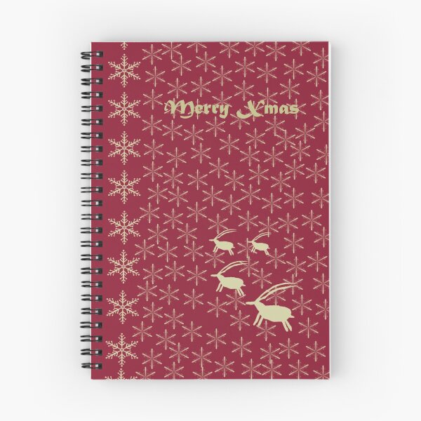 Item preview, christmas notebook gift designed and sold by pinkcastel.