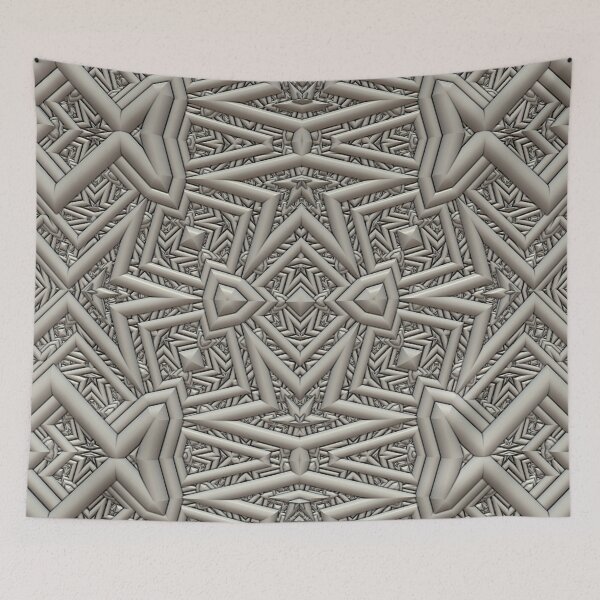 Item preview, Pointy Pattern in Gray designed and sold by Lyle Hatch.