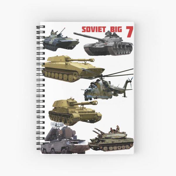 Soviet Big 7 Spiral Notebook