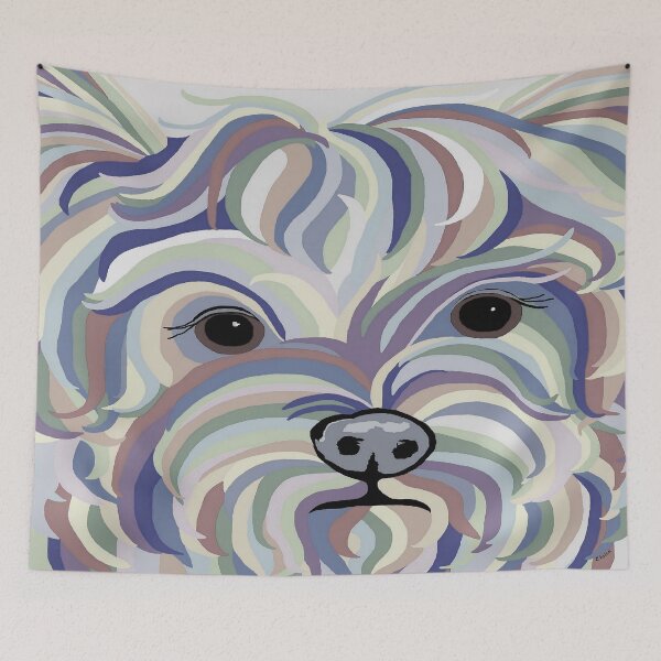 Item preview, Yorkie Denim Colors designed and sold by EloiseArt.