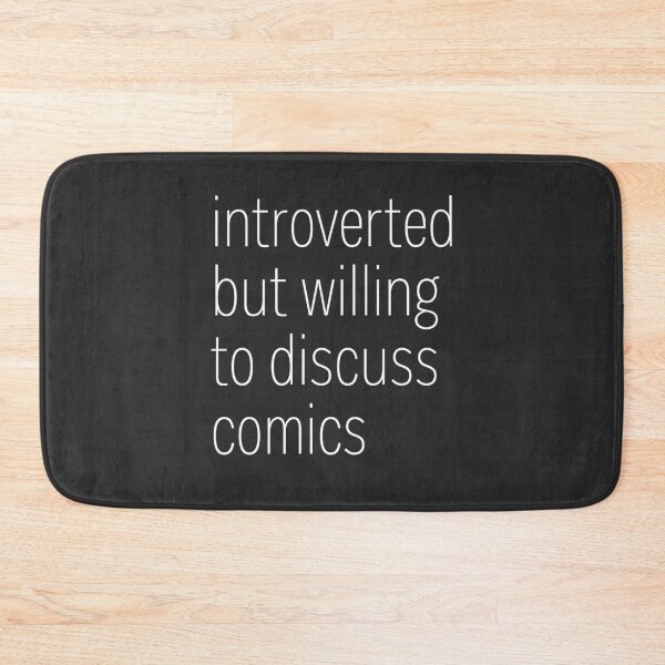 Item preview, Introverted But Willing To Discuss Comics designed and sold by heroics.