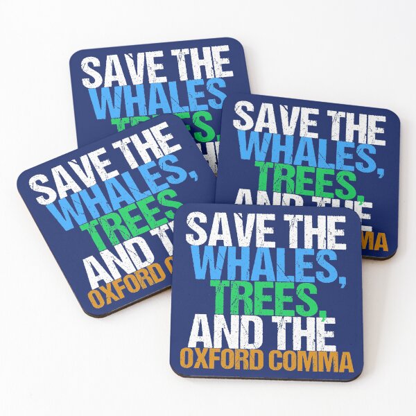 Item preview, Funny Oxford Comma Grammar Joke designed and sold by Epic Love Designs.