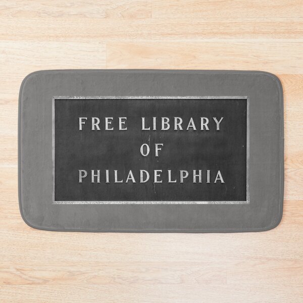 Item preview, Philadelphia Library Sign designed and sold by Brooke T Ryan Photographic Art.