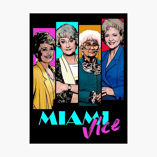 Miami Vice - Retro chic | Photographic Print