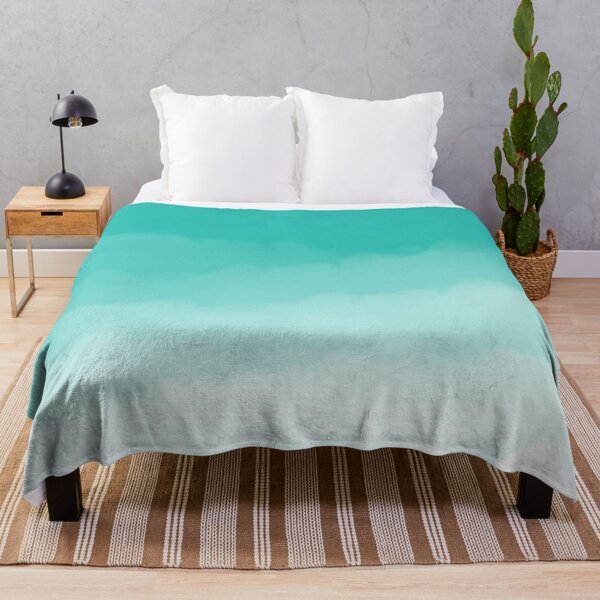 Item preview, Aqua Watercolor Ombre designed and sold by Design Minds Boutique.