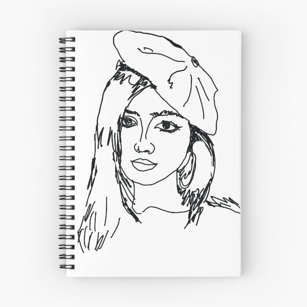 Item preview, a lady with hat continuous line drawing designed and sold by KARTICK DUTTA.