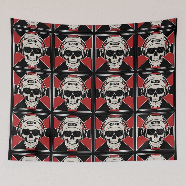 Item preview, Skull sunglasses and headphones designed and sold by TheSimpleMan.