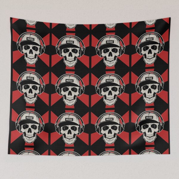 Item preview, Skull headphones designed and sold by TheSimpleMan.