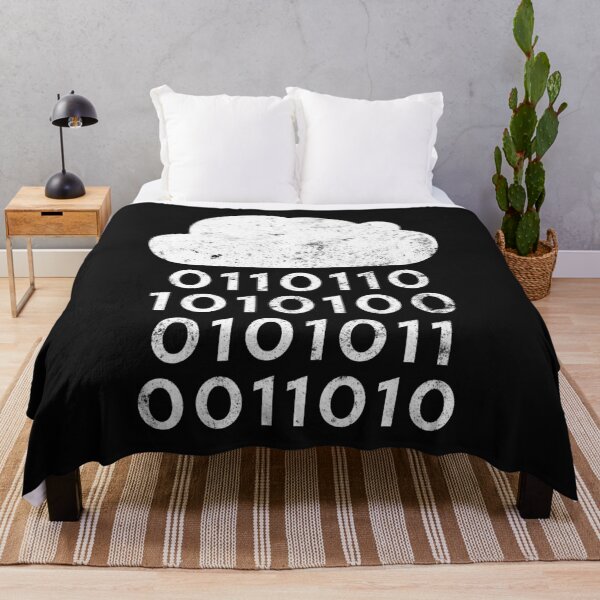 Item preview, Cloud Data Rain Binary Geek Computer Nerd Developer T-Shirt designed and sold by findgreatshirts.