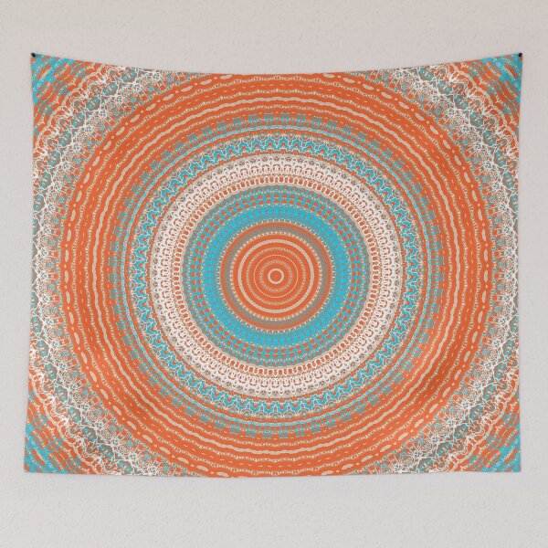 Item preview, Coral Turquoise Mandala Design designed and sold by Sheila Wenzel Ganny.